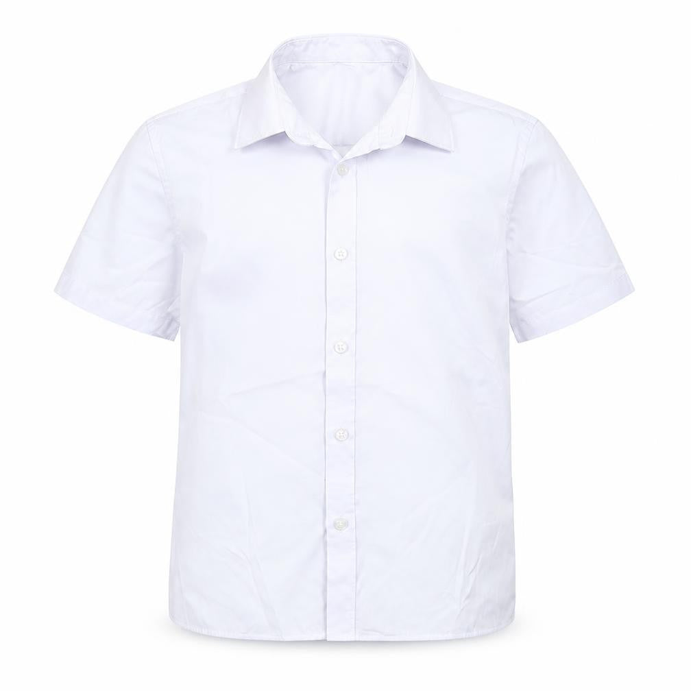 m&s Boys White   Basic Button-Up Size 8 Years