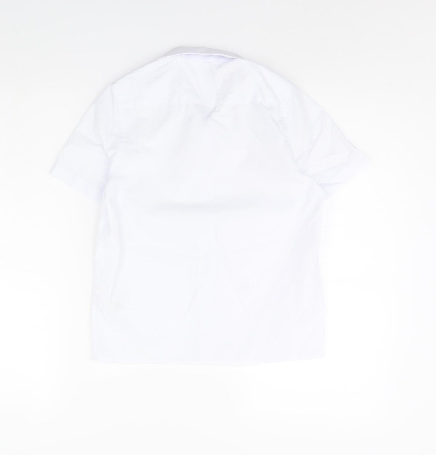 m&s Boys White   Basic Button-Up Size 8 Years
