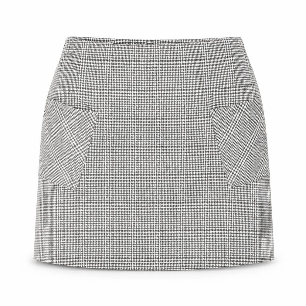 Select Womens Black Plaid  Mini Skirt Size 10