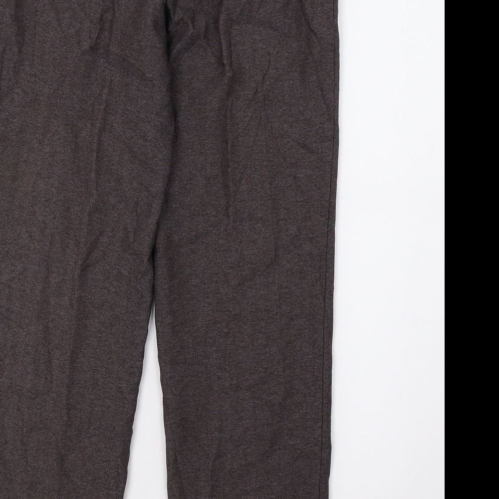 Marks and Spencer Womens Purple   Trousers  Size 10 L26 in
