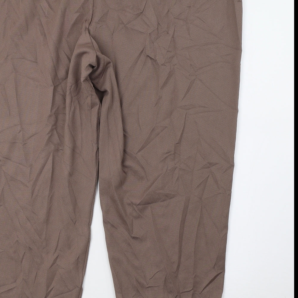Slimma Womens Brown   Trousers  Size 30 L27 in