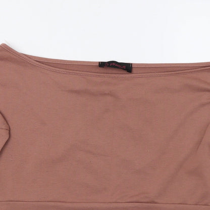 Prague Womens Pink   Pullover Jumper Size 8