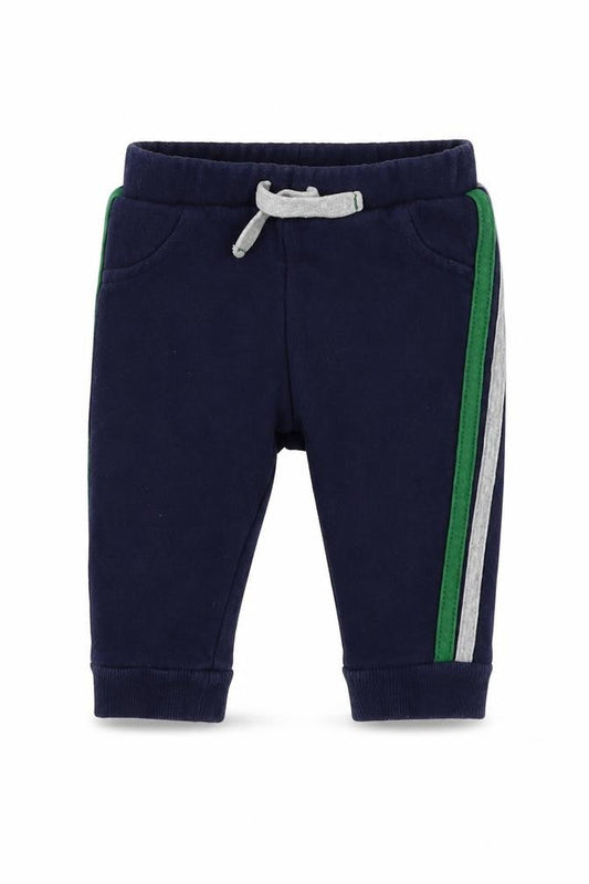Front view of F&F Baby Blue sweatpants, size 3-6, Months
