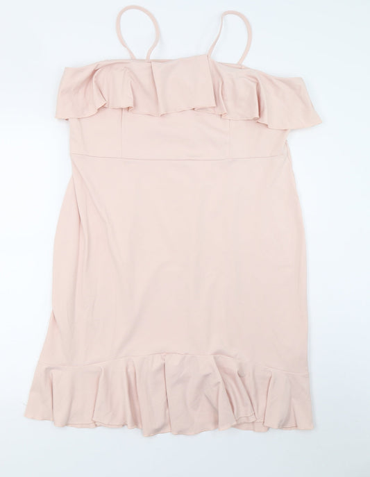 Body Flirt Womens Pink   A-Line  Size L