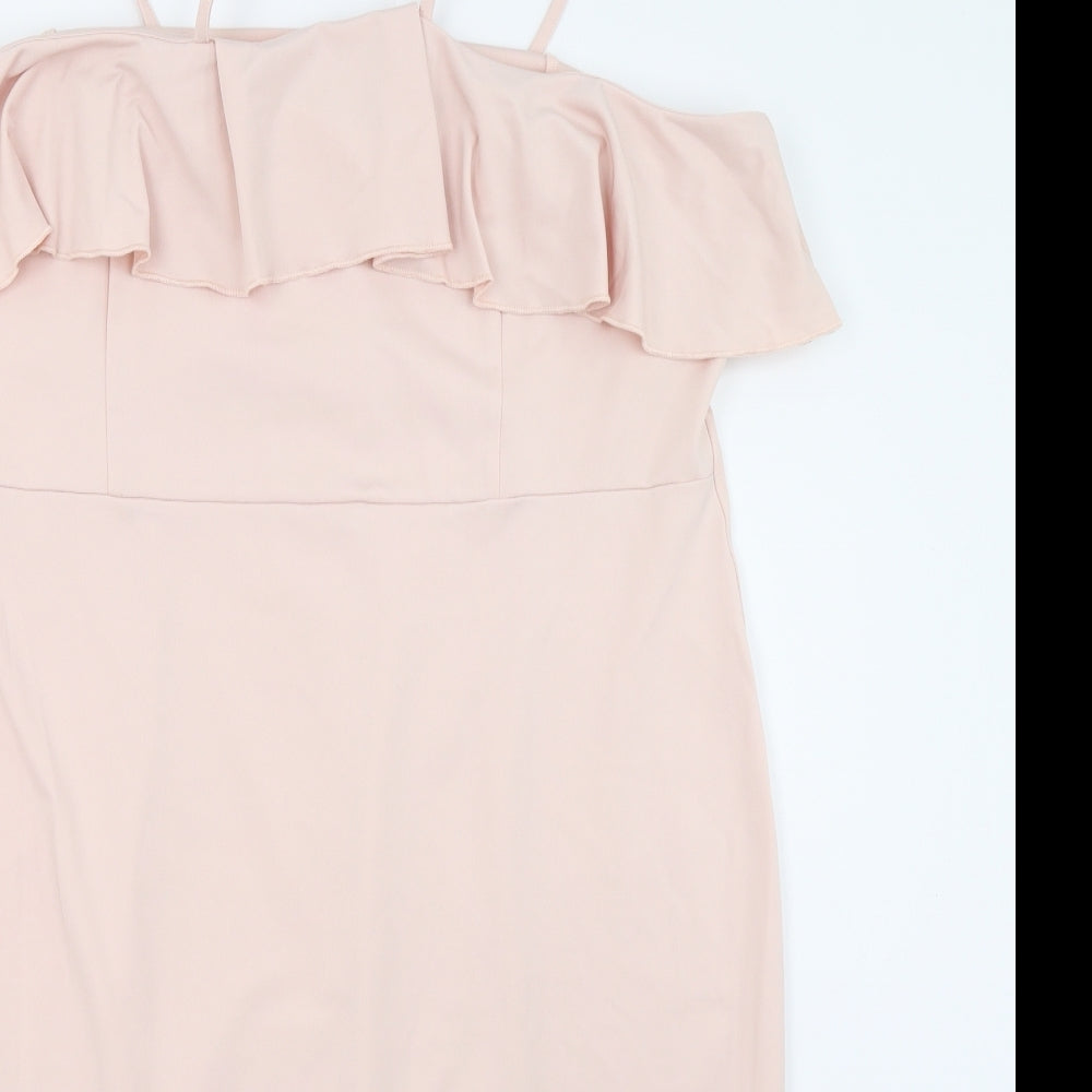 Body Flirt Womens Pink   A-Line  Size L