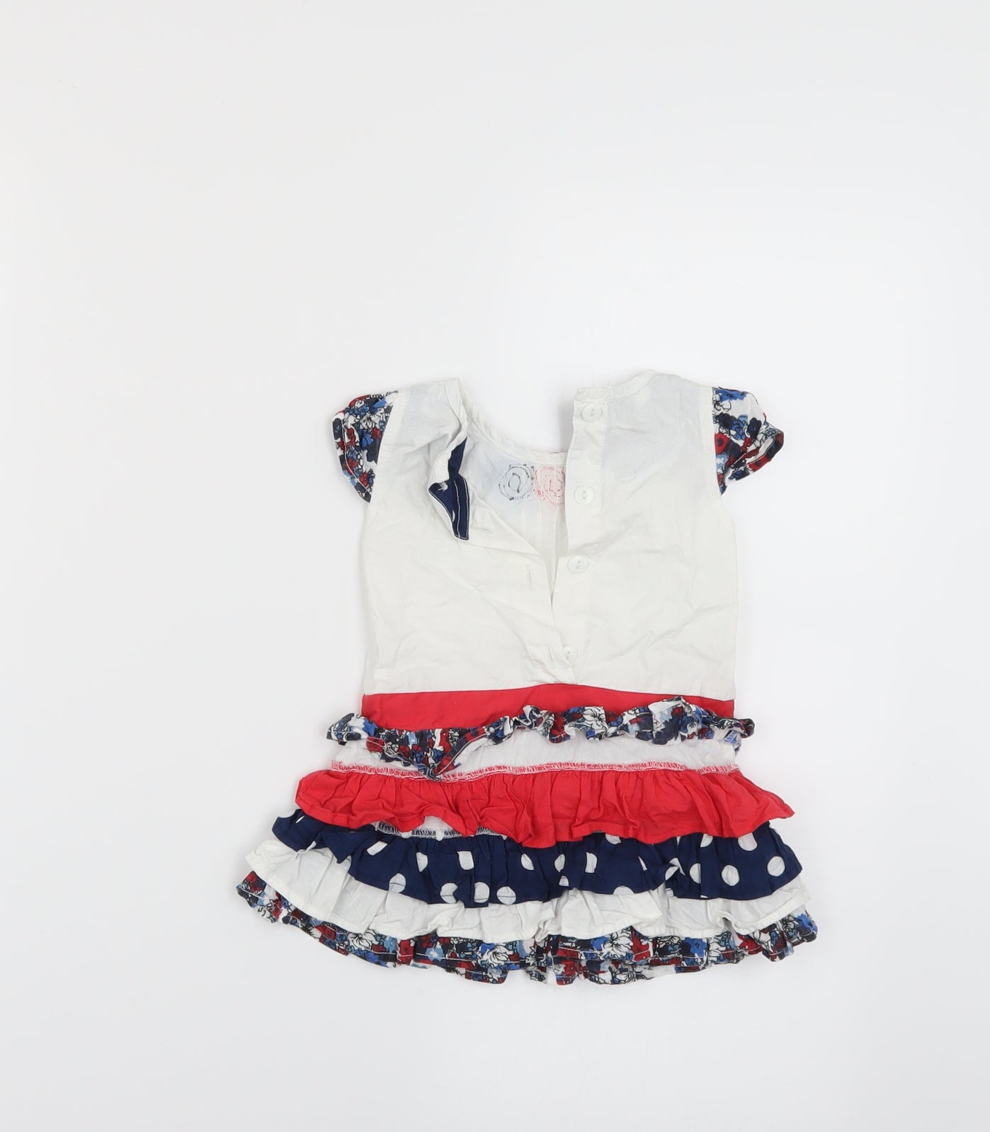 baby beetle Girls Multicoloured Polka Dot  Basic Blouse Size 6-9 Months