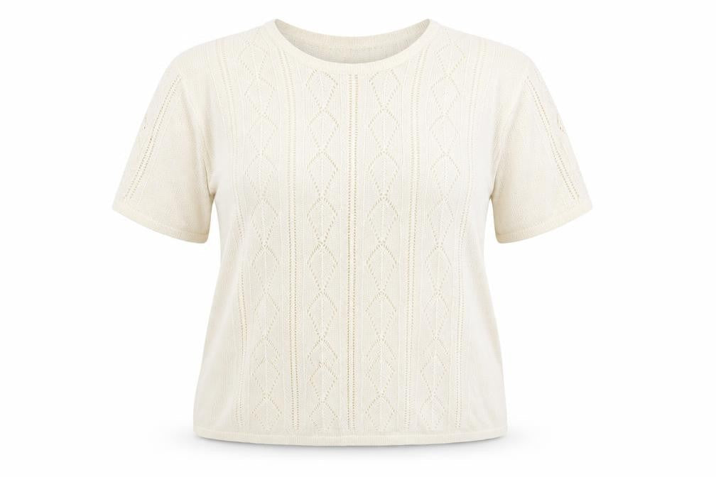 LC Womens Ivory  Knit Pullover Jumper Size 18