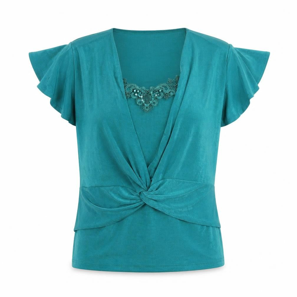 Damart Womens Green   Basic Blouse Size L