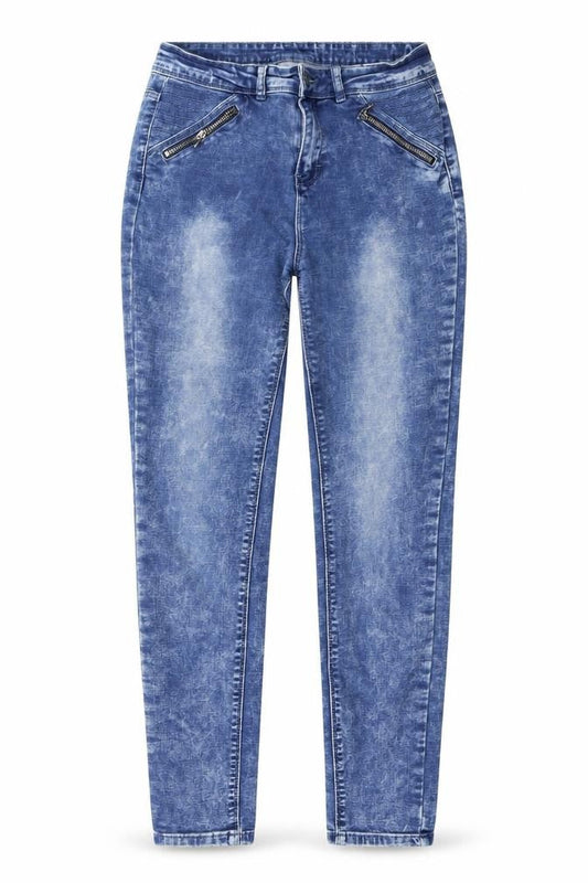 Womens Blue  Denim Skinny Jeans Size 28 in L28 in