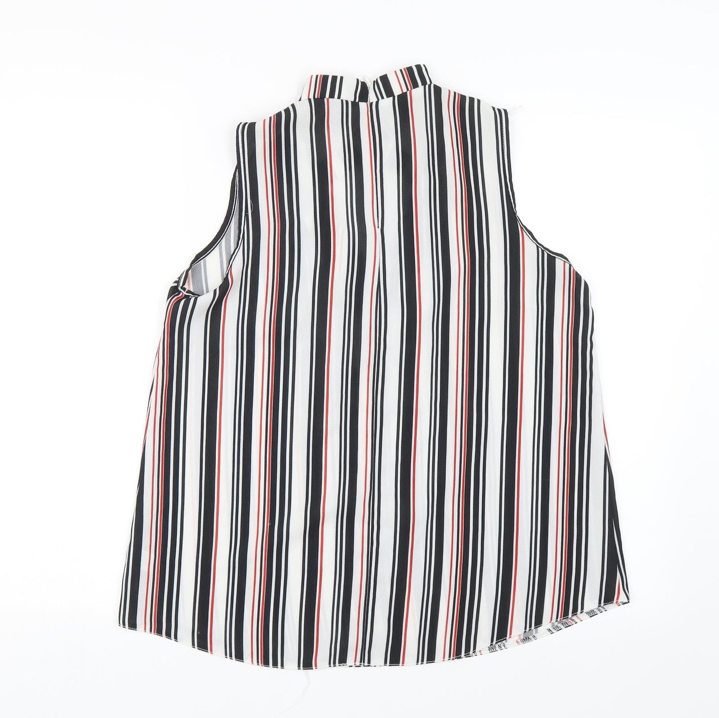 Select Womens Black Striped  Basic Blouse Size 12