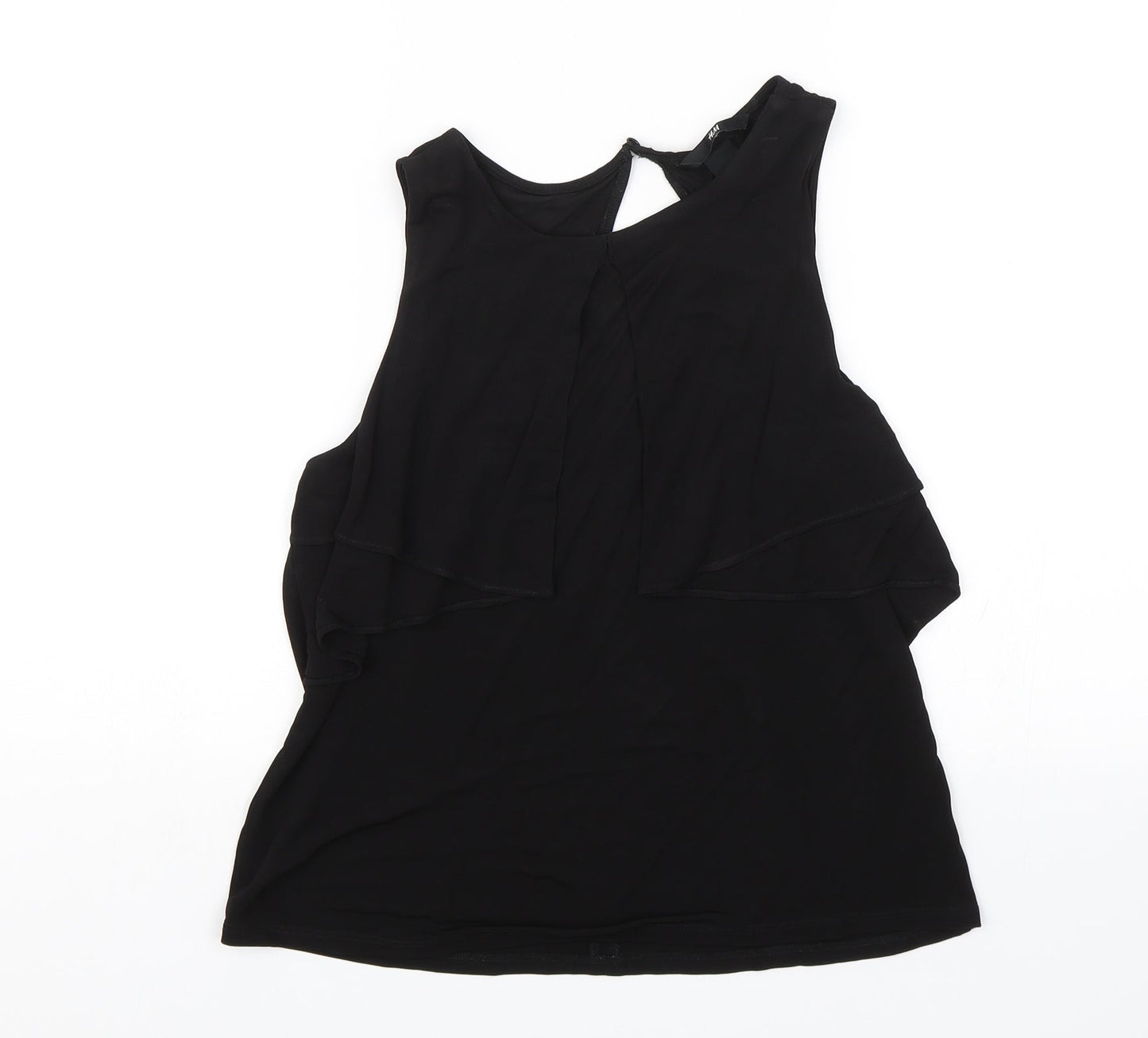 H&M Womens Black   Basic Blouse Size XS