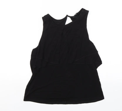 H&M Womens Black   Basic Blouse Size XS