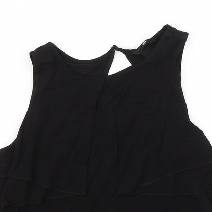 H&M Womens Black   Basic Blouse Size XS