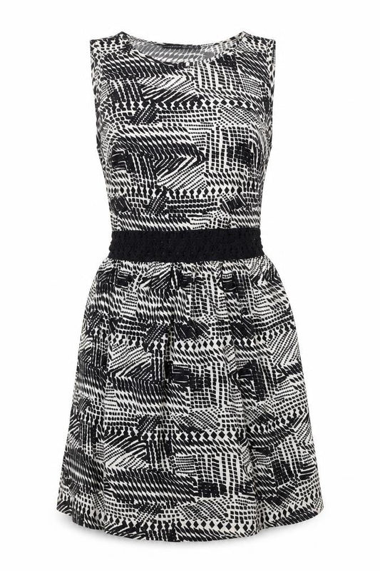 Atmosphere Womens Black Animal Print  Shift  Size 6