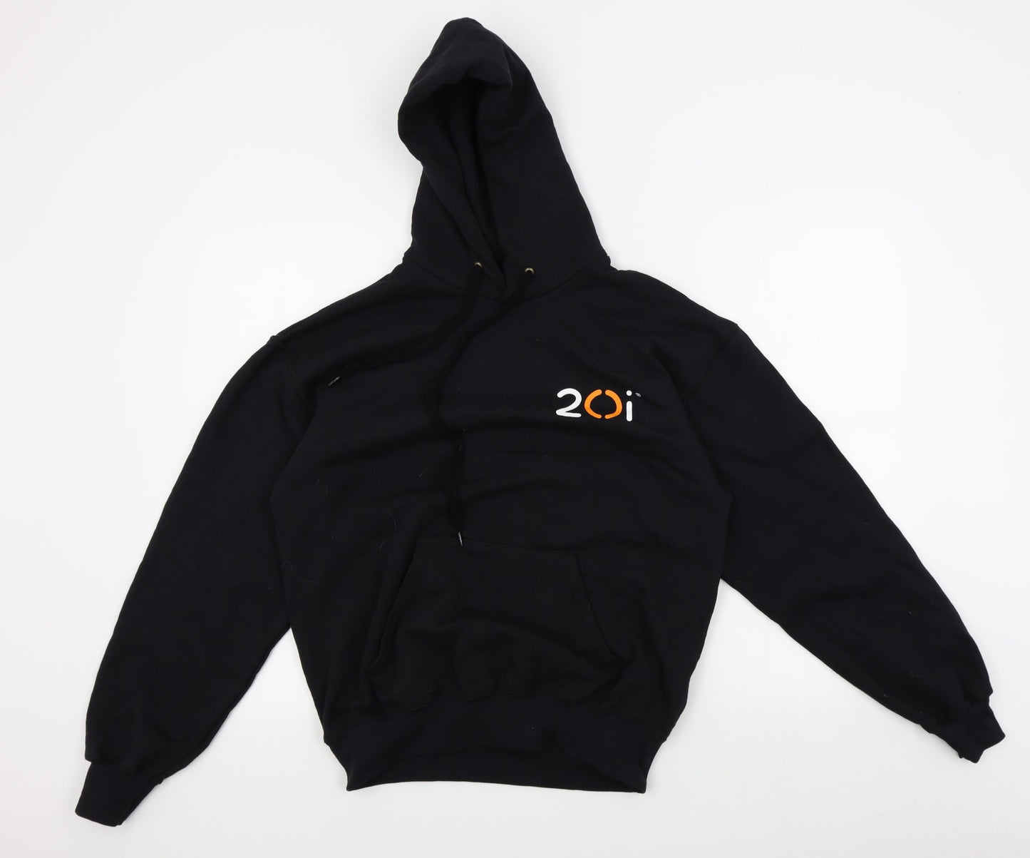 Fruit of the Loom Mens Black   Pullover Hoodie Size M