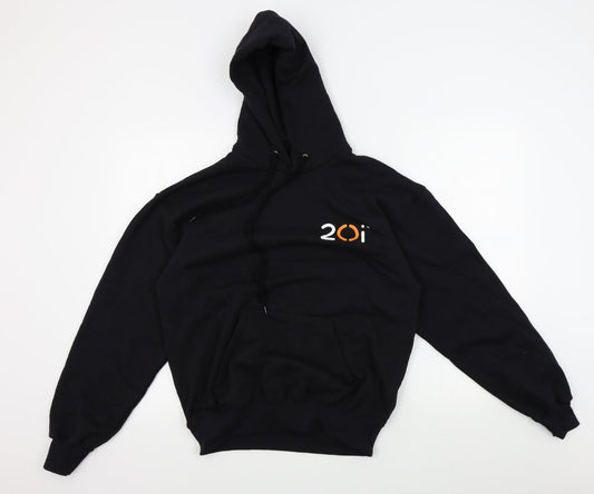 Fruit of the Loom Mens Black   Pullover Hoodie Size M