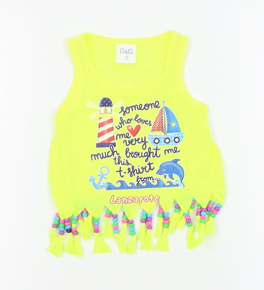 G&G Boys Green   Basic Tank Size 2 Years