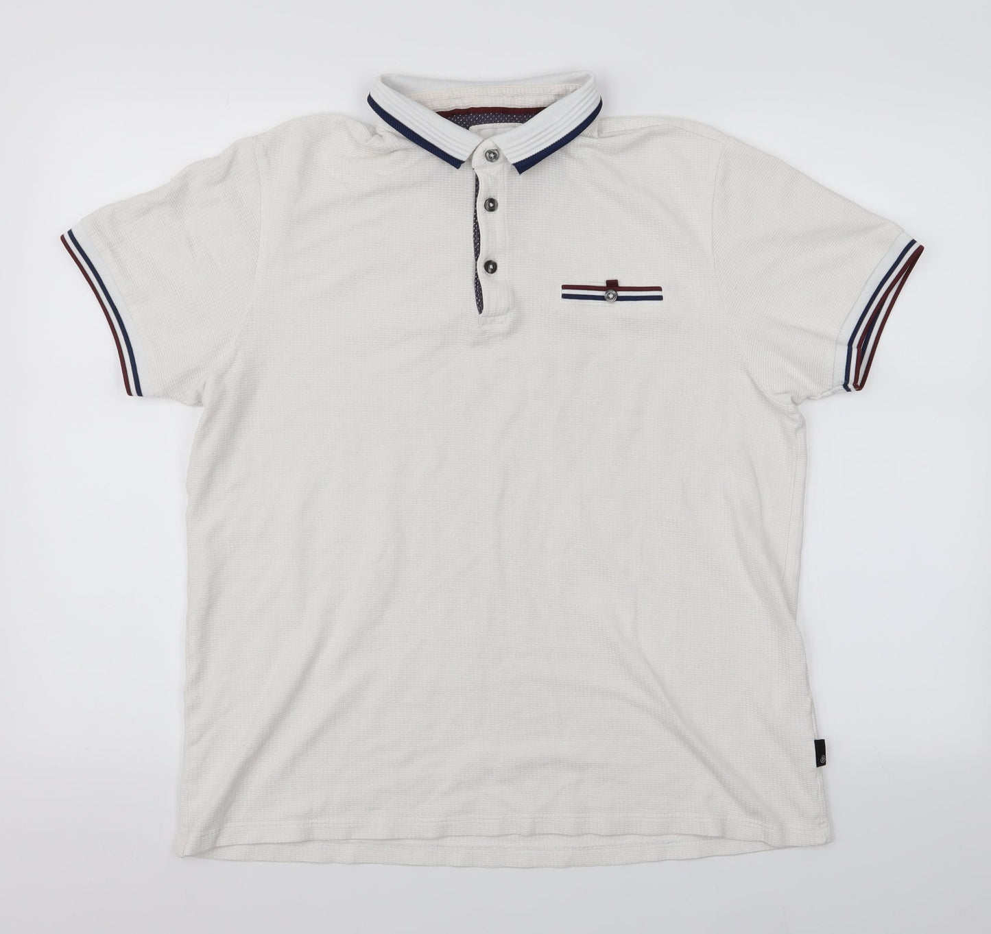 Burton Mens White    Button-Up Size L