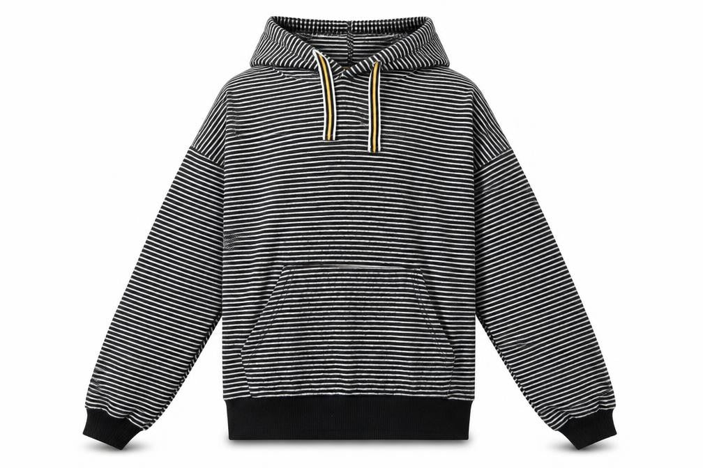 Love Lounge Womens Multicoloured Striped  Pullover Hoodie Size XS