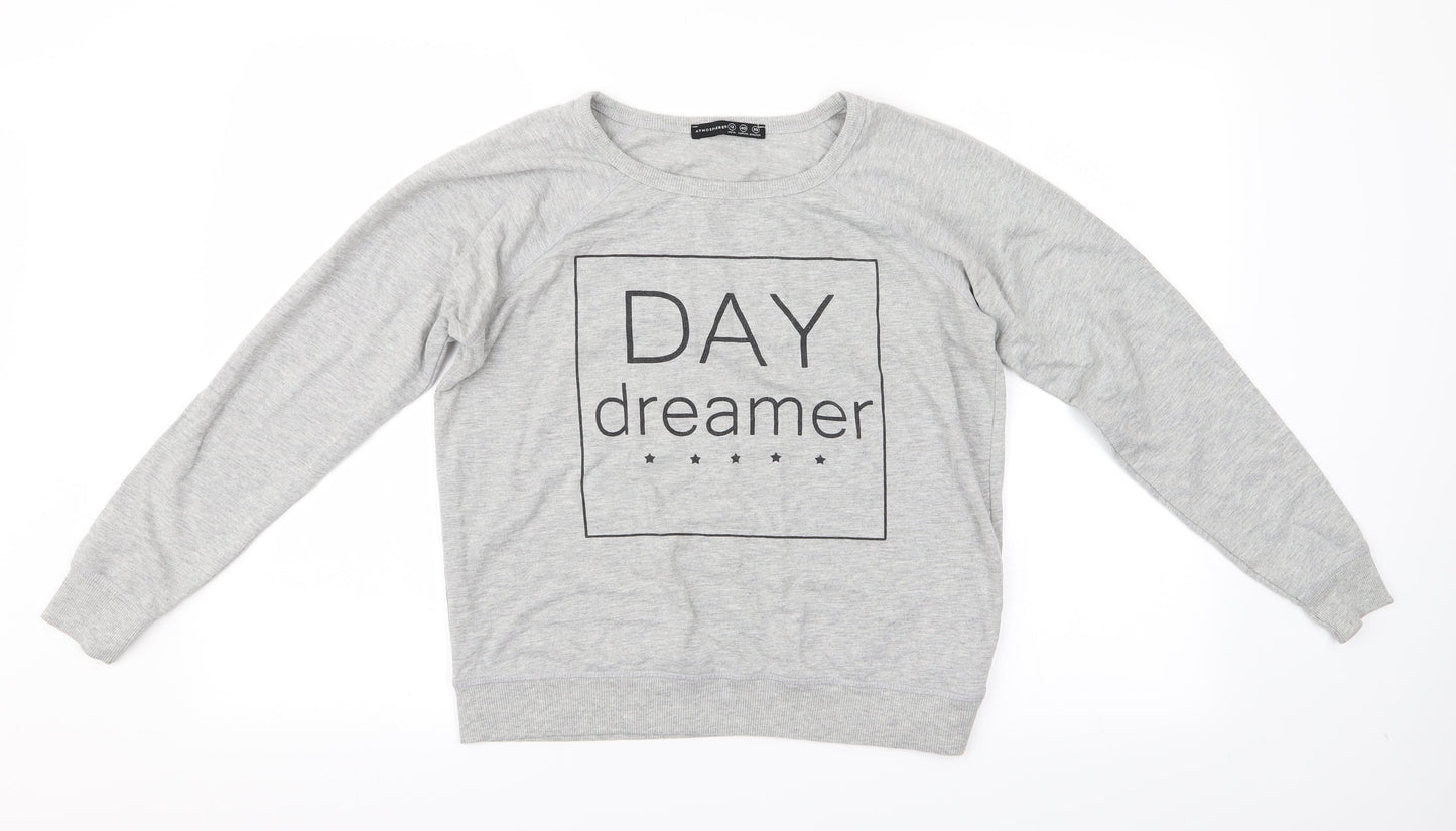 Atmosphere Womens Grey   Pullover Jumper Size 12  - Day Dreamer