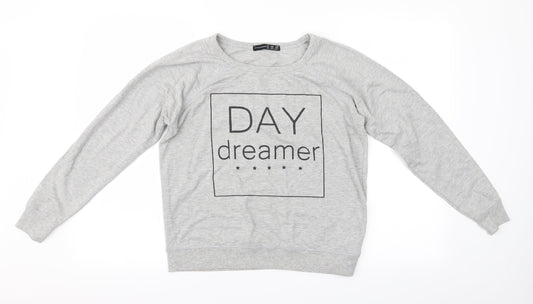 Atmosphere Womens Grey   Pullover Jumper Size 12  - Day Dreamer