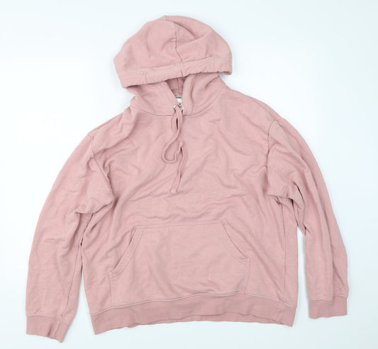 F&M Womens Pink   Pullover Hoodie Size M