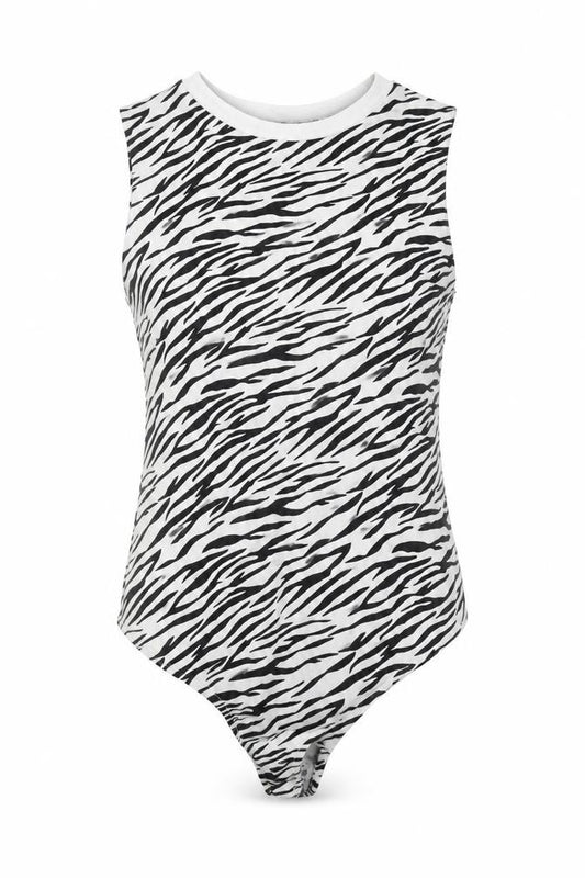 ASOS Womens White Animal Print  Romper One-Piece Size 10
