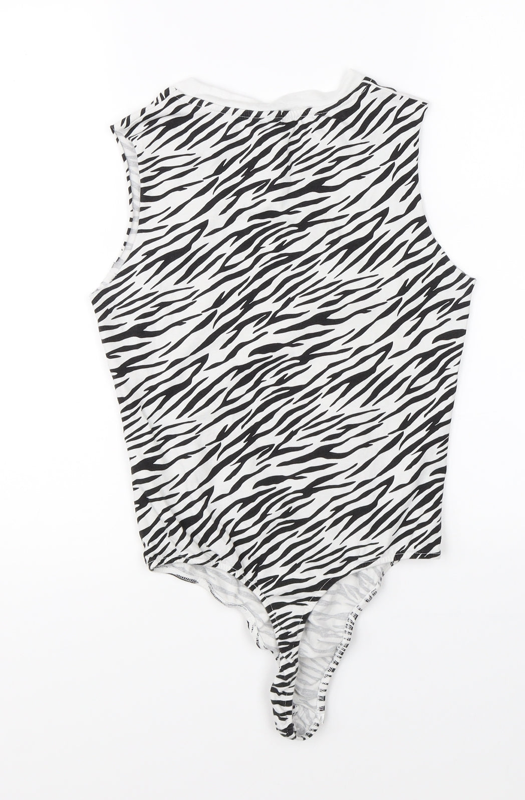 ASOS Womens White Animal Print  Romper One-Piece Size 10
