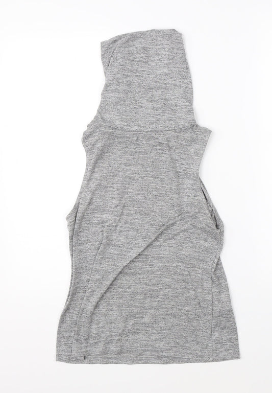 New Look Womens Grey   Basic Blouse Size 12