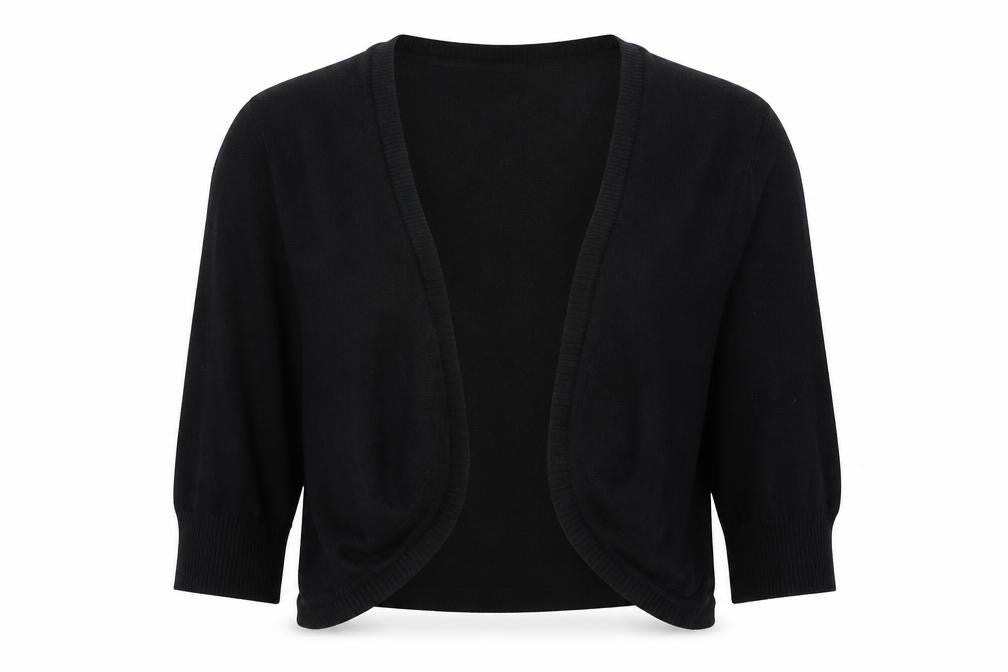 Saint Tropez Womens Black   Cardigan Jumper Size S