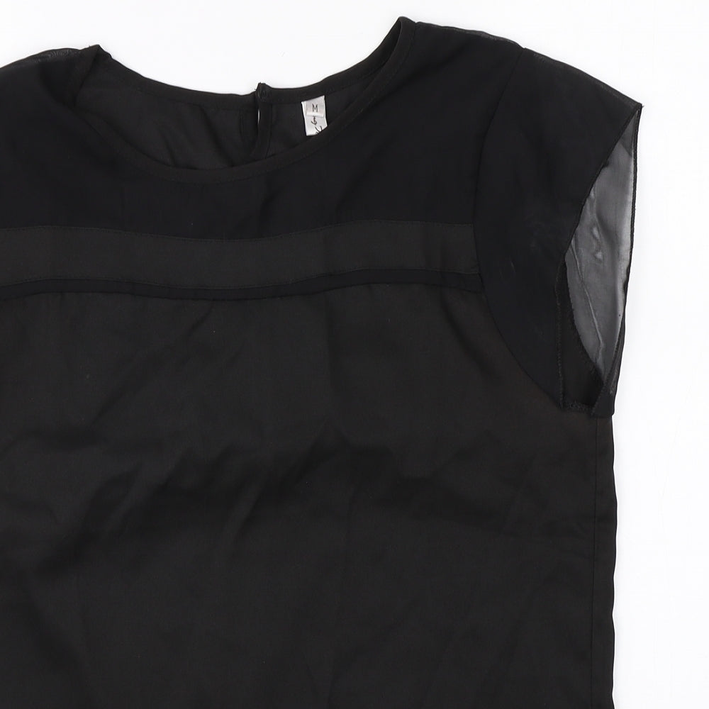 Preworn Womens Black   Basic Blouse Size M