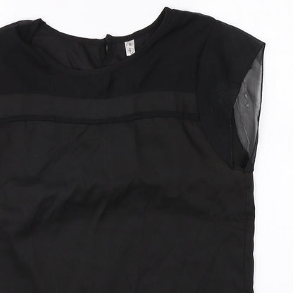 Preworn Womens Black   Basic Blouse Size M