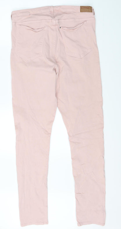 &Denim Womens Pink  Denim Jegging Jeans Size 36 L32 in