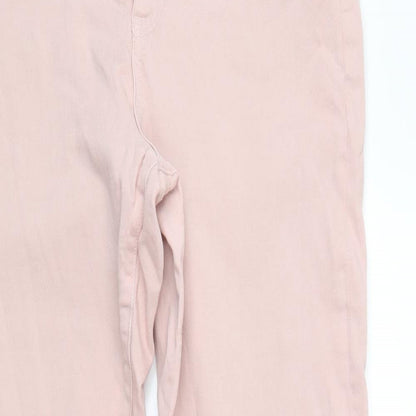 &Denim Womens Pink  Denim Jegging Jeans Size 36 L32 in