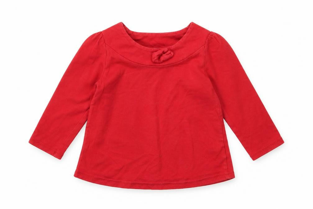 NEXT Girls Red   Basic T-Shirt Size 18-24 Months