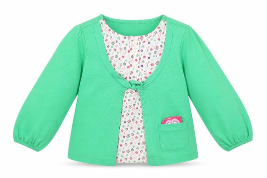 George Girls Green   Pullover Jumper Size 9-12 Months