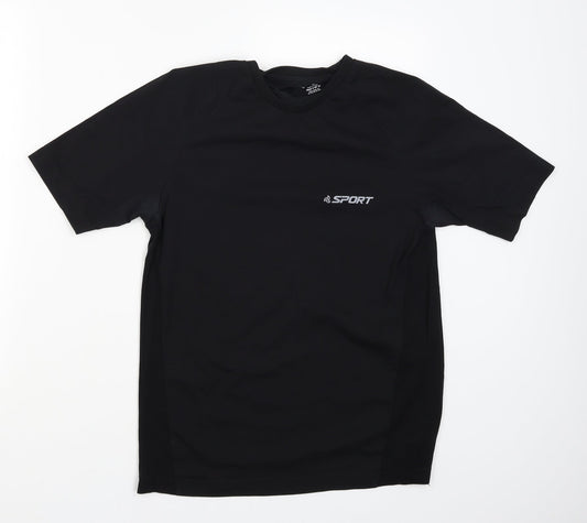 Jockey Sport Womens Black   Basic T-Shirt Size M