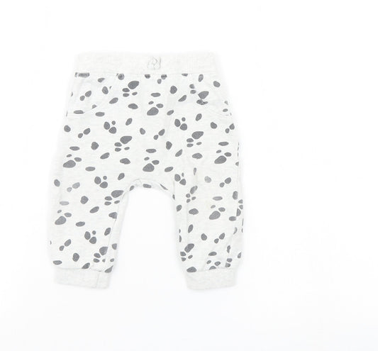 Disney Boys Grey Animal Print  Sweatpants Trousers Size 6-9 Months  - DISNEY