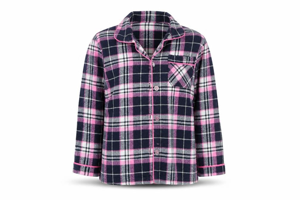 YD Girls Multicoloured Check  Top Pyjama Top Size 4-5 Years