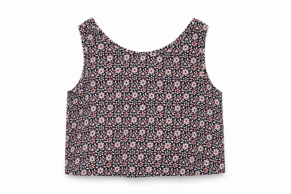 Select Womens Multicoloured   Cropped Blouse Size 10