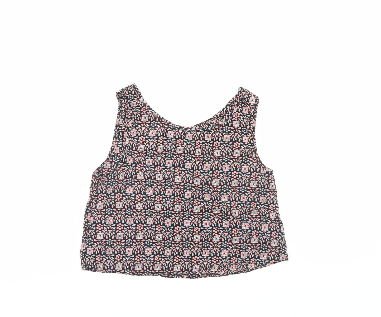 Select Womens Multicoloured   Cropped Blouse Size 10