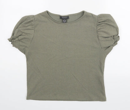 Primark Womens Green   Basic Blouse Size 6