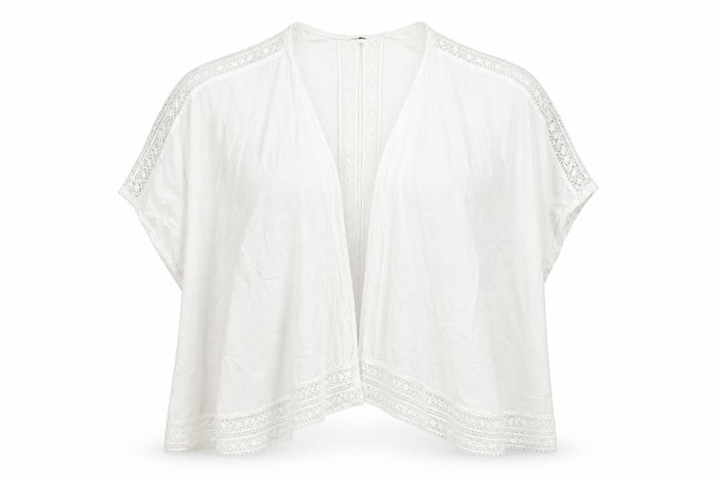 New Look Womens White   Cape Jumper Size 12