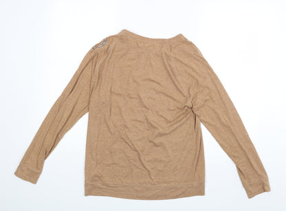 Day Dreams Womens Brown   Basic Blouse Size 12