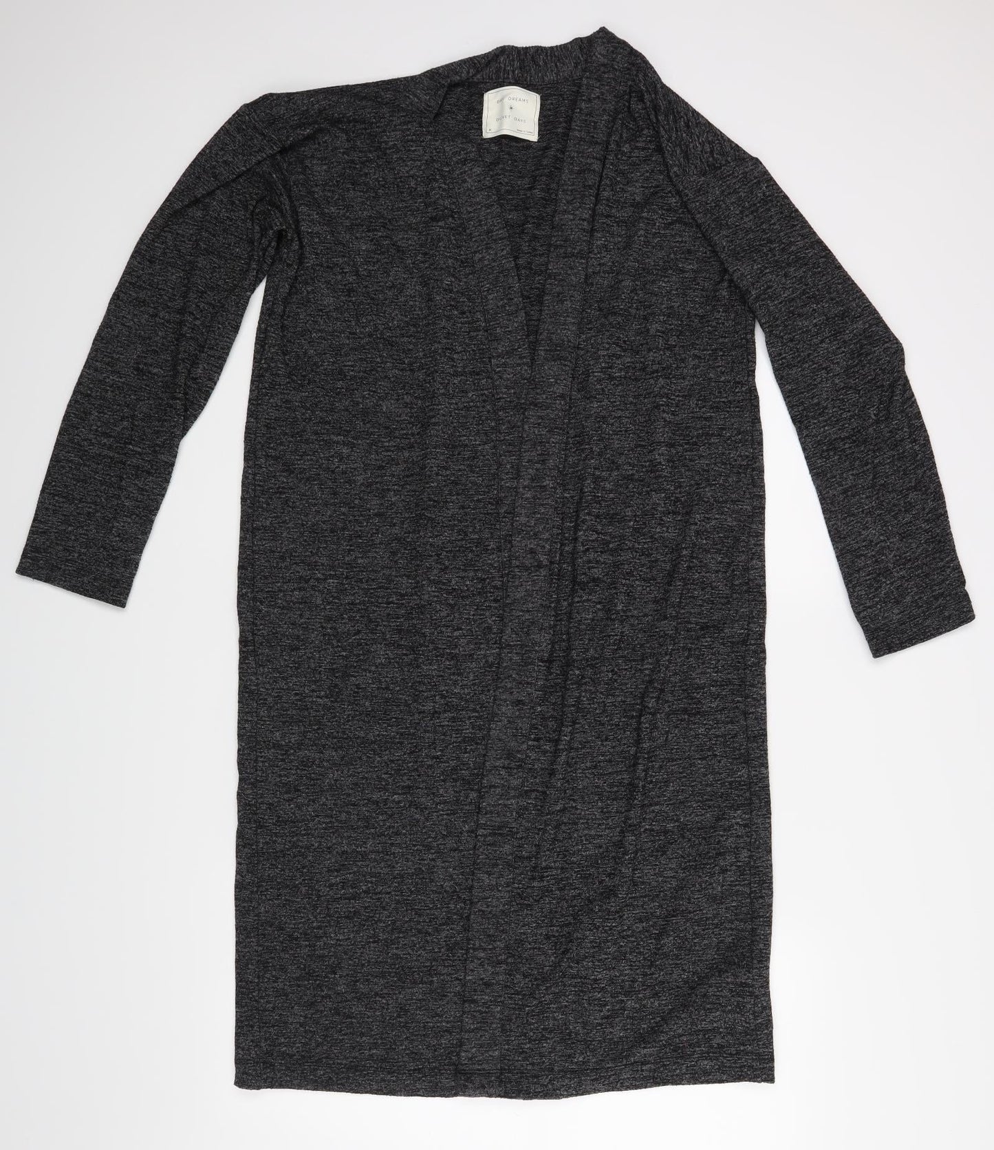 M&S Womens Grey   Wrap Jumper Size M
