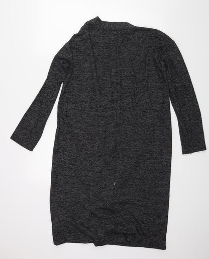 Marks & Spencer Womens Grey   Wrap Jumper Size M