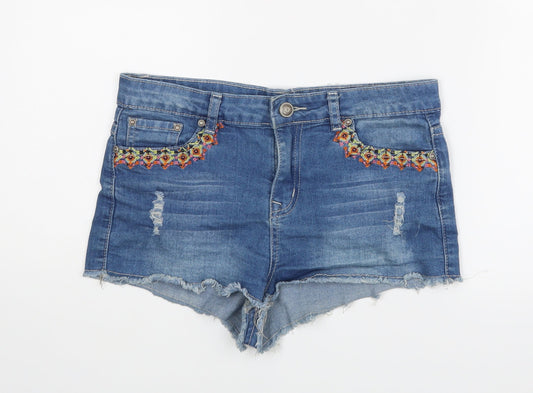 Lottie Girls Black   Hot Pants Shorts Size 12 Years