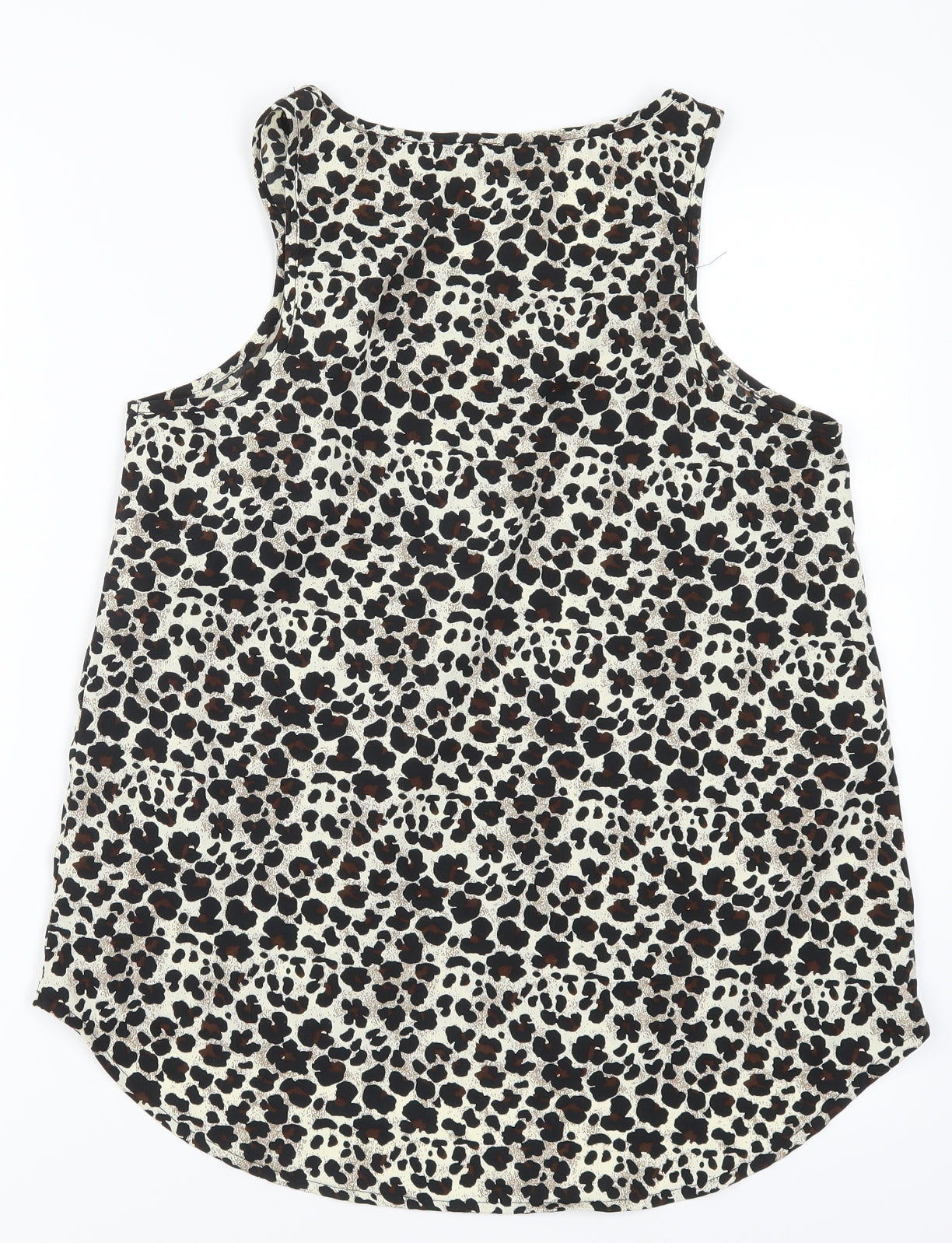Atmosphere Womens Brown Animal Print  Basic Tank Size 10
