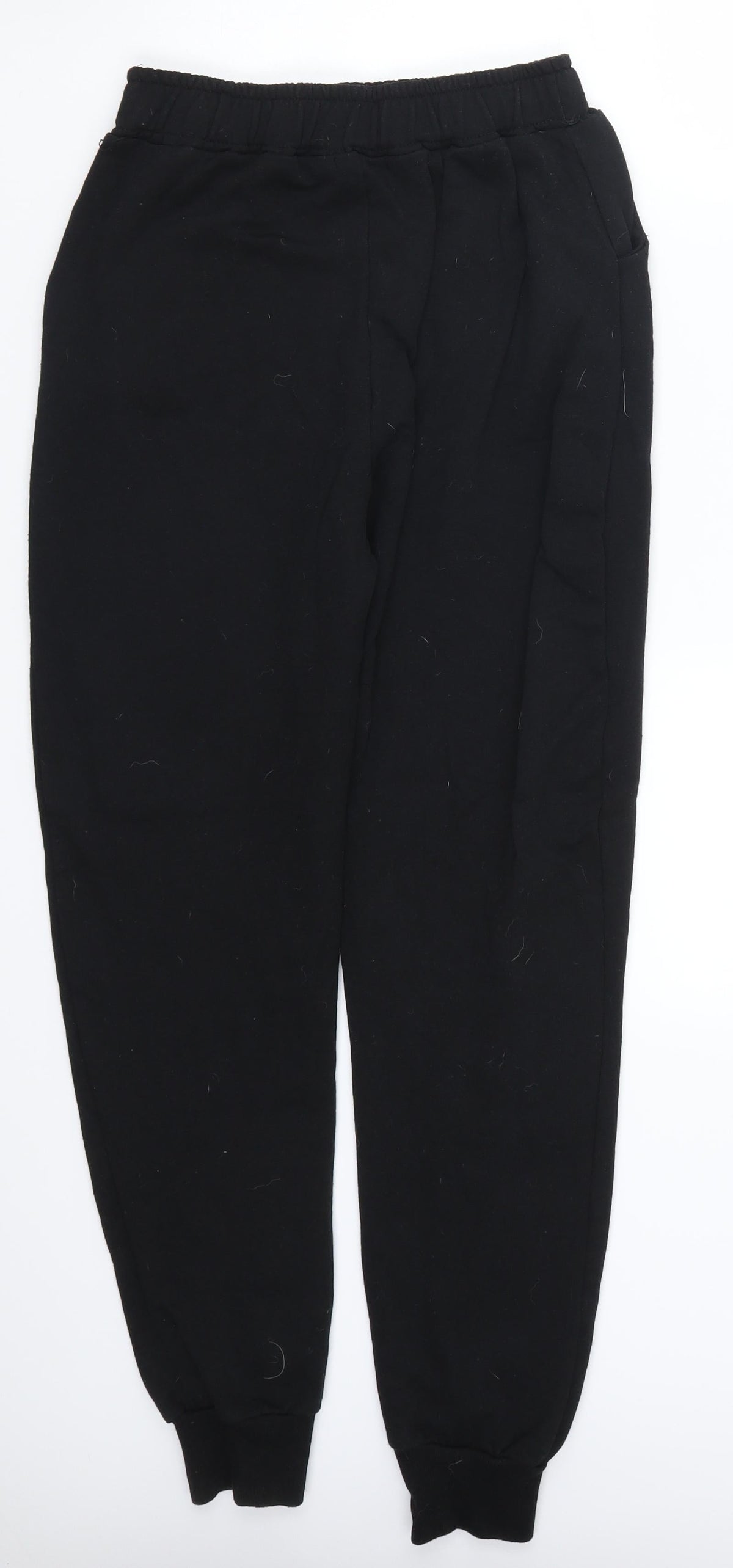 Preworn Womens Black   Sweatpants Trousers Size 8 L27 in