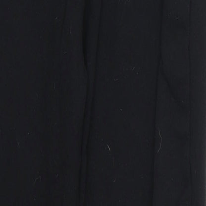 Preworn Womens Black   Sweatpants Trousers Size 8 L27 in